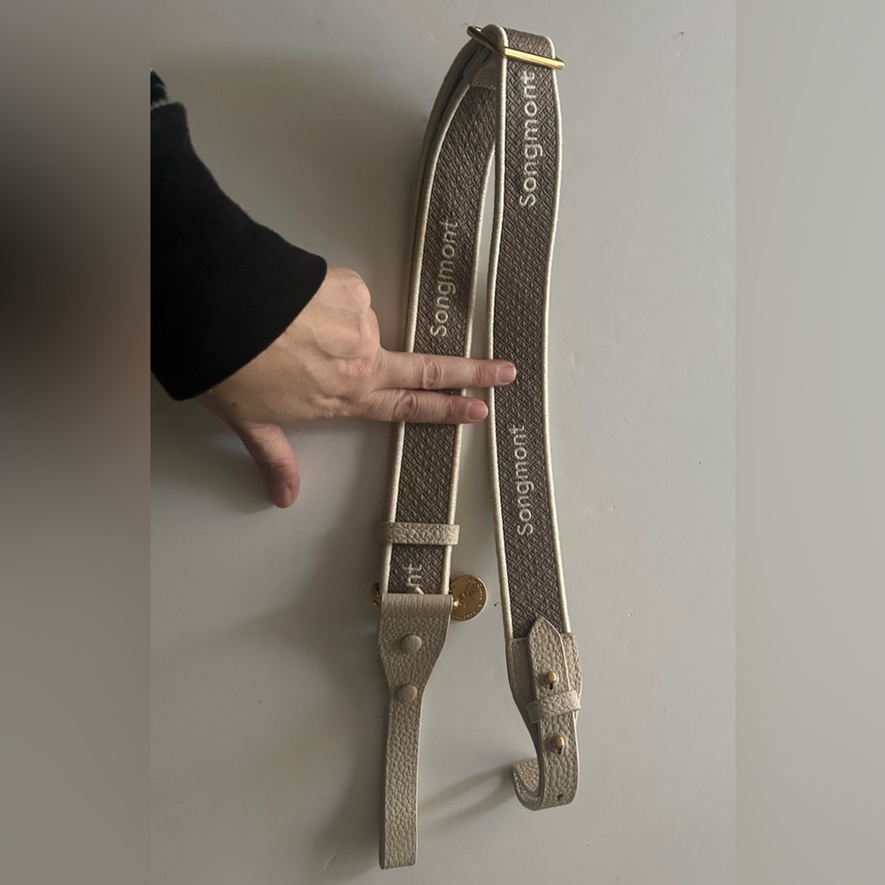 Songmont Bag Strap - Taupe + Cream